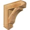 Ekena Millwork Imperial Arts and Crafts Rough Sawn Bracket w/ Offset Brace, Western Red Cedar, 8"W x 26"D x 26"H BKT0806X26X26IMP03RWR - alternate 1